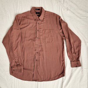 Button-Down Collar Men's Dress Shirt